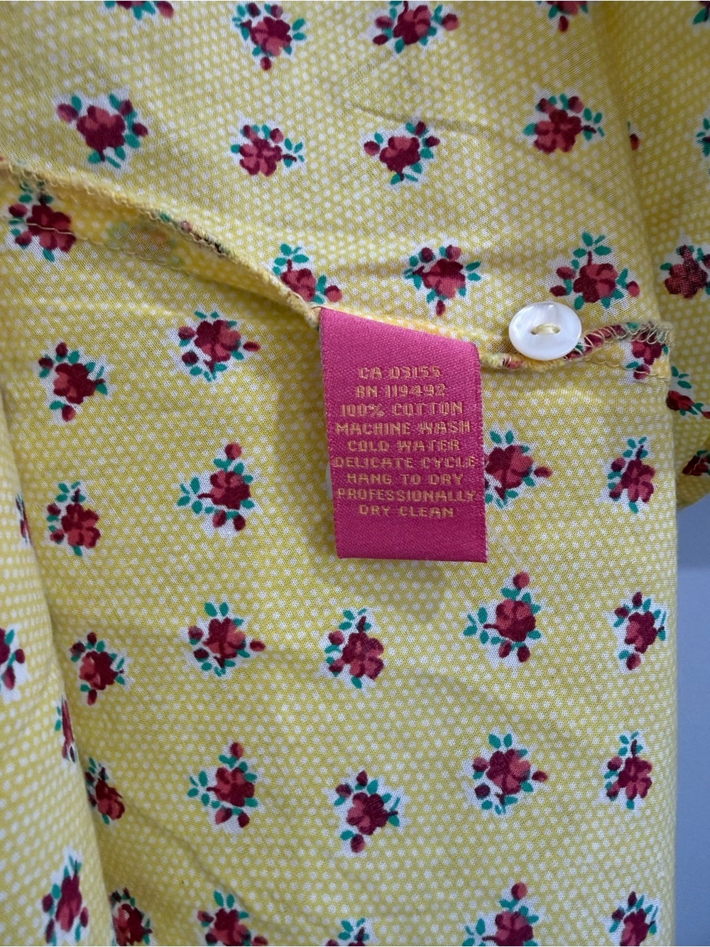 April Cornell Yellow Floral Prairie Dress Cottagecore Fairytale Whimsical Medium - Picture 4 of 8